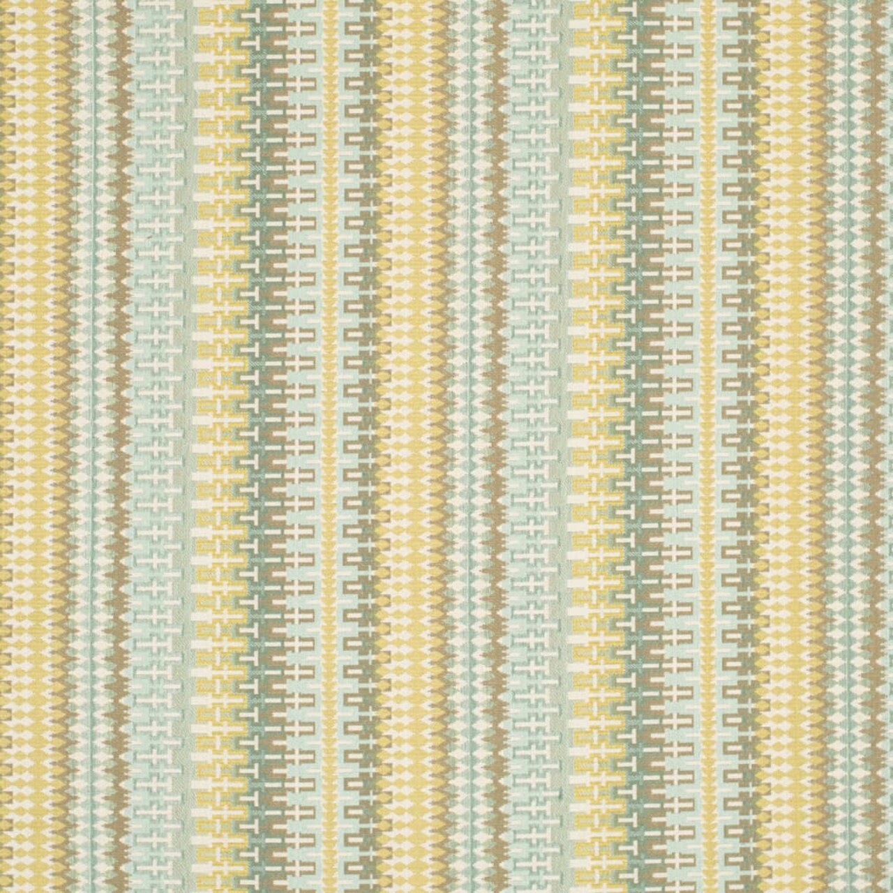 Citrus - Green Abstract Geometric Upholstery Fabric 54 Inches"